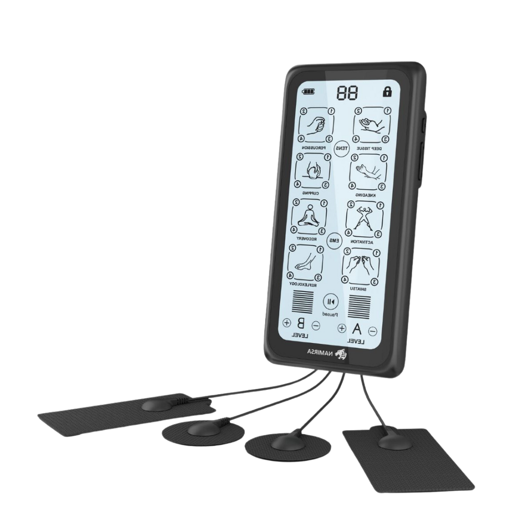 TechCare Touch X Tens Unit Muscle Stimulator [Lifetime Warranty